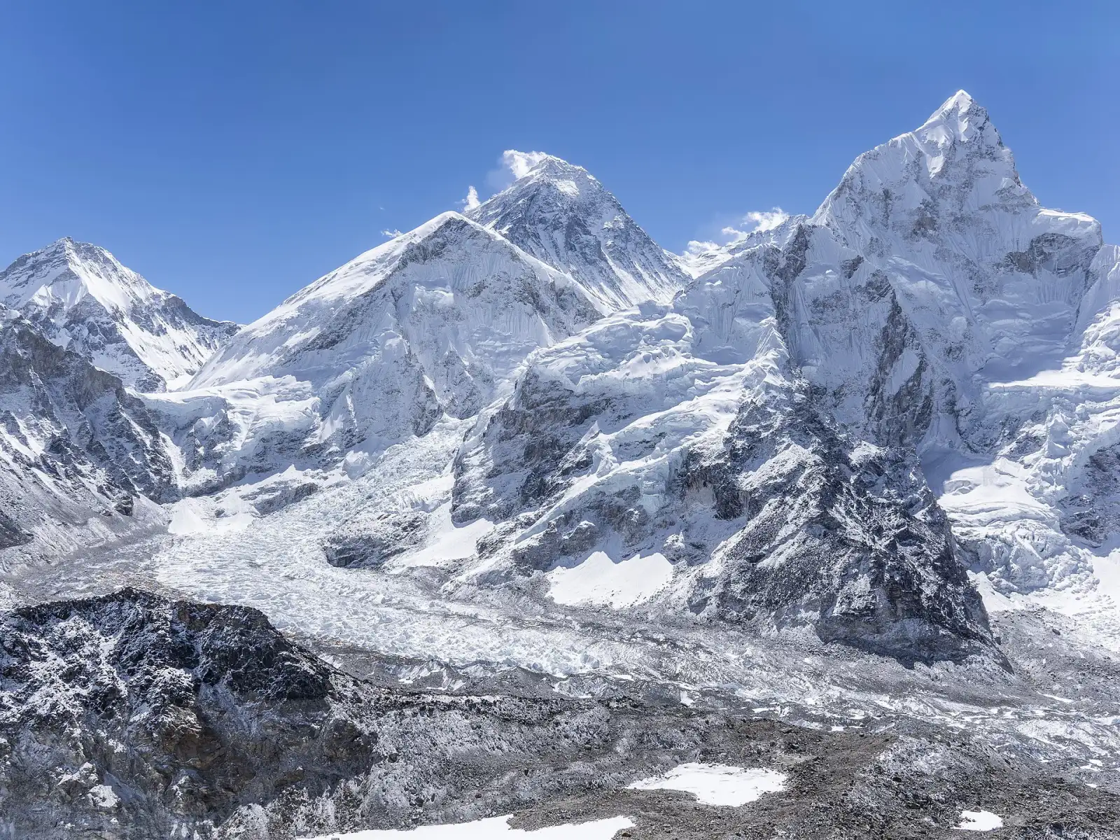 Mount Everest and the Khumbu valley in Nepal